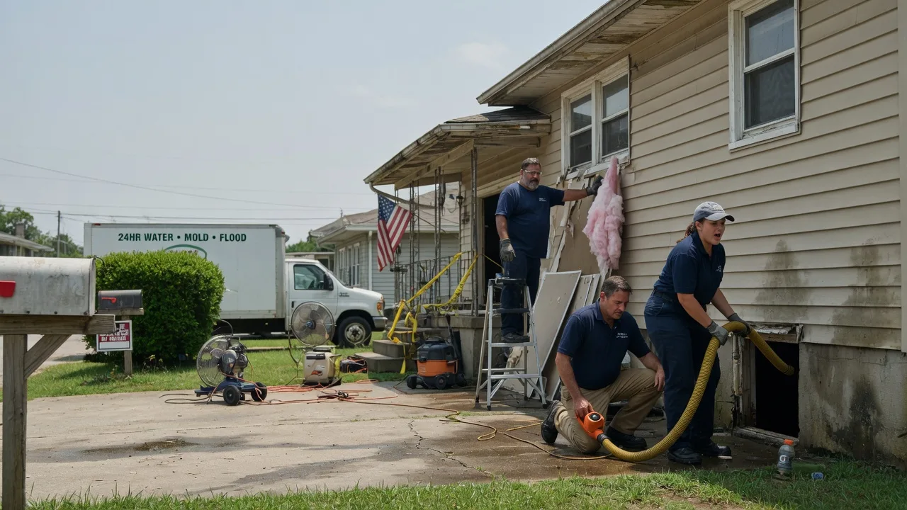 Water Damage Repair in Georgetown, LA near me